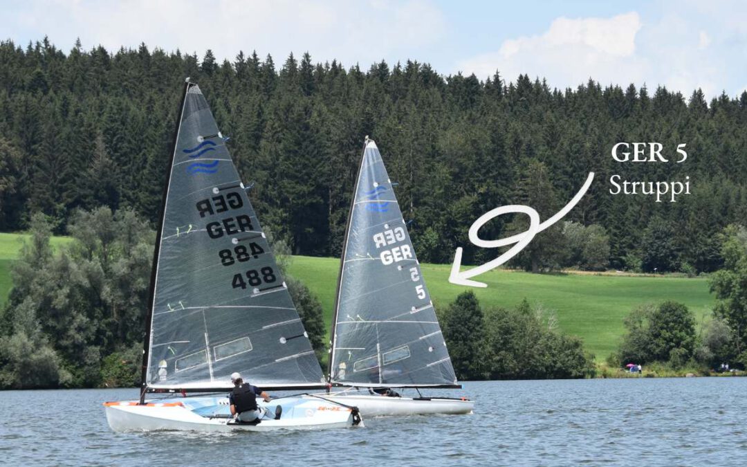 Finnregatta Rottachsee 2024, Kampf ums Podest.