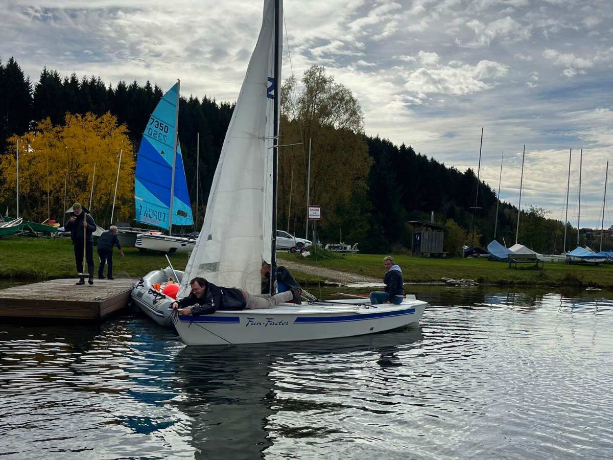 Absegeln in Petersthal 2024 am Rottachsee im Allgäu