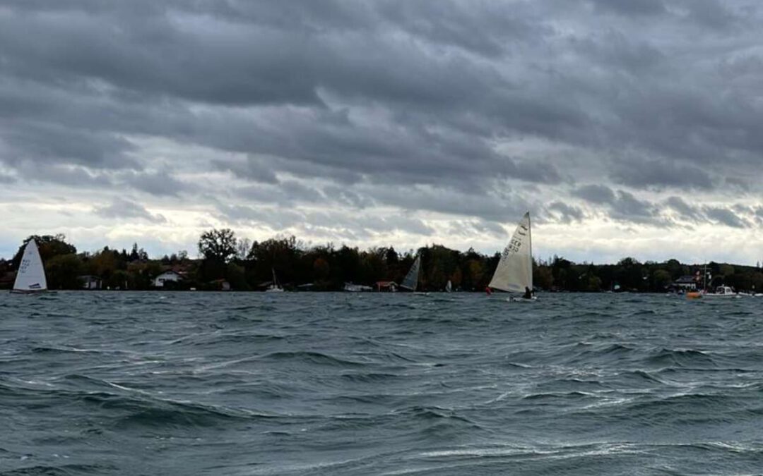 Finnregatta 2024 am Wörthsee - von Starkwind bis unsegelbar